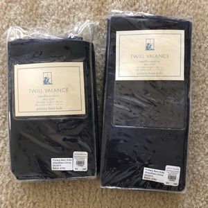 New Pottery Barn kids Twill Valences